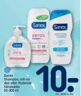 Shampoo, deo el. håndsæbe