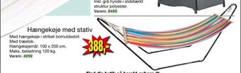 Harald Nyborg Hængekøje med stativ tilbud