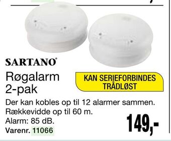 Harald Nyborg Røgalarm 2-pak tilbud