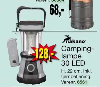 Harald Nyborg Camping lampe 30 LED tilbud