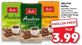 Kaufland MELITTA kaffee tilbud