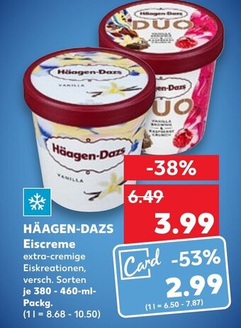 Kaufland DE HÄAGEN-DAZS eiscreme tilbud