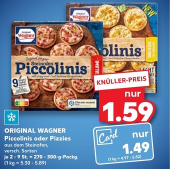 Kaufland ORIGINAL WAGNER piccolinis oder pizzies tilbud