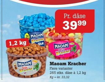 Poetzsch Padborg Maoam Kracher tilbud