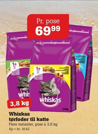 Poetzsch Padborg Whiskas tørfoder til katte tilbud