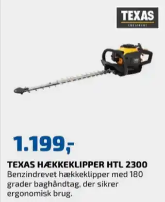 Davidsen Texas hækkeklipper tilbud