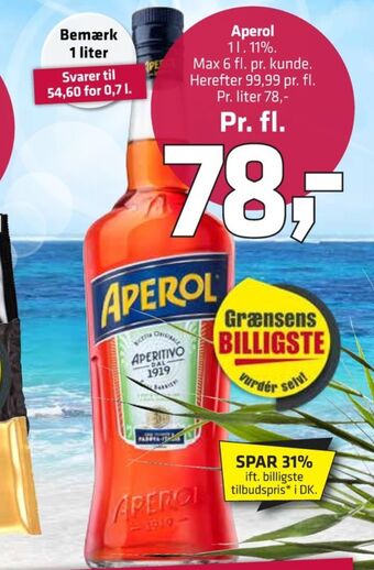 Fleggaard Aperol aperitif tilbud