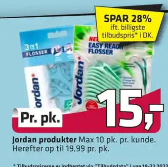 Jordan tandstikker