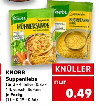 Kaufland Knorr Suppenliebe tilbud