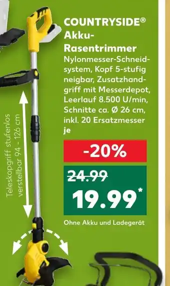 Kaufland Countryside Akku-Rasentrimmer tilbud