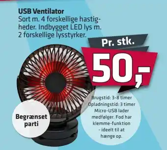 Fleggaard USB Ventilator tilbud