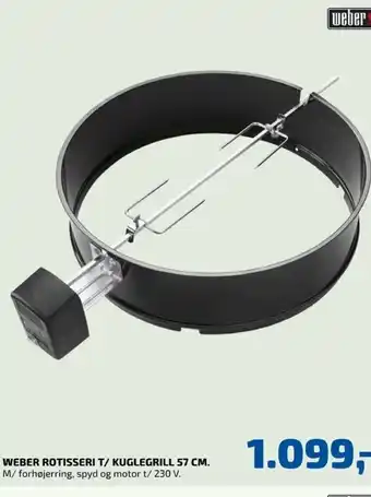 Davidsen Weber Rotisseri T/ Kuglegrill 57 cm tilbud