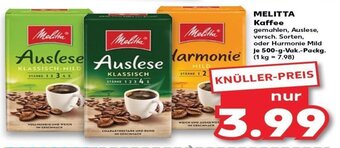 Kaufland DE Melitta Kaffee tilbud