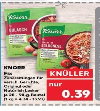 Kaufland DE Knorr Fix tilbud