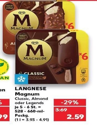 Kaufland DE Langnese Magnum tilbud