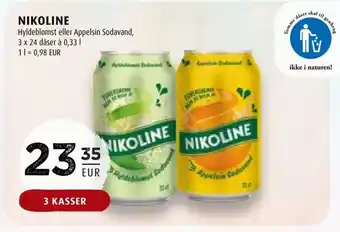 Scandinavian Park Nikoline Hyldeblomst eller Appelsin Sodavand tilbud