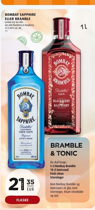 Scandinavian Park Bombay Sapphire Eller Bramble tilbud