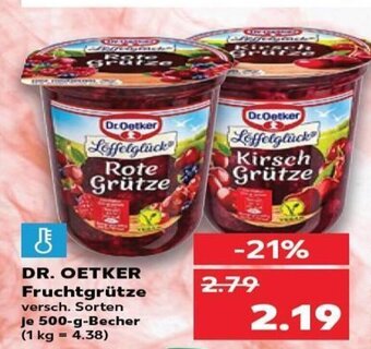 Kaufland Dr. Oetker Fruchtgrütze tilbud