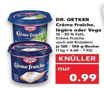 Kaufland DE Dr. oetker crème fraÎche, légère oder vega tilbud