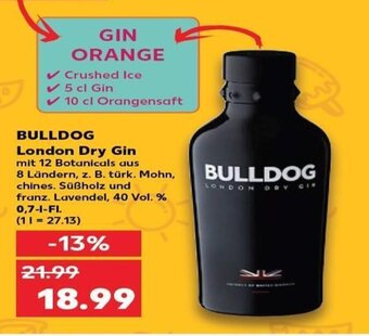 Bulldog london dry gin