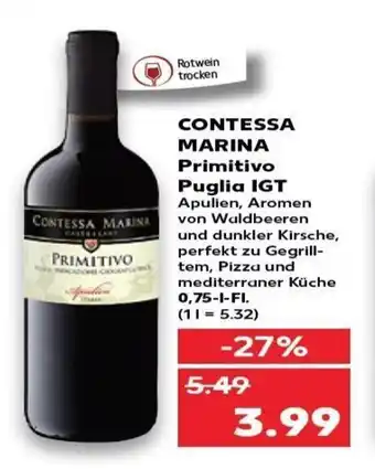 Kaufland DE Contessa marina primitivo puglia igt tilbud
