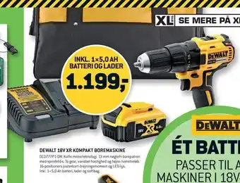 Dewalt 18v xr kompakt boremaskine