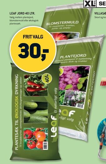 XL-BYG Leaf jord 40 ltr tilbud