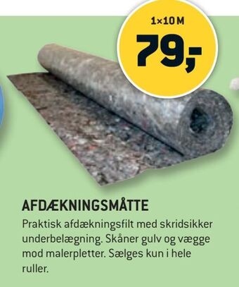 XL-BYG Afdækningsmåtte tilbud