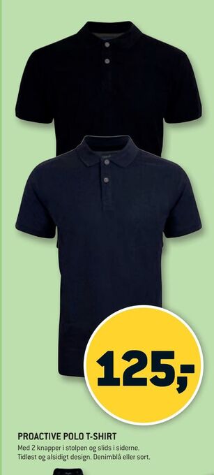 Proactive polo t-shirt