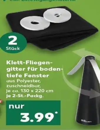 Kaufland Klett-Fliegen-Fitter für boden-tiefe fenster tilbud
