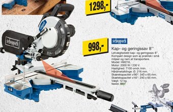 Harald Nyborg Kap- og Geringssav 8" tilbud