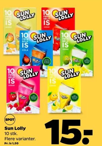 Netto Sun lolly is frys selv tilbud