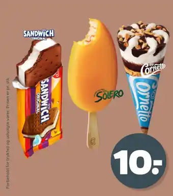 Netto Cornetto isvaffel tilbud