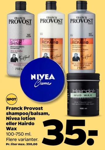 Netto Franck provost shampoo tilbud