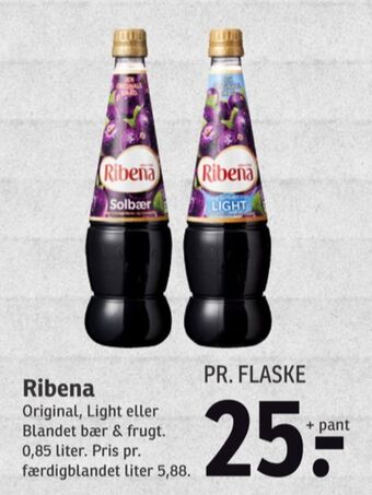 SPAR Ribena konc. frugtsaft tilbud