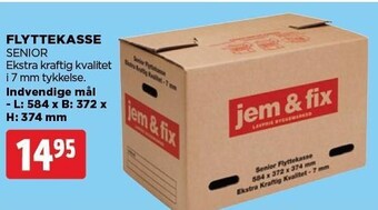 jem & fix Flyttekasse tilbud