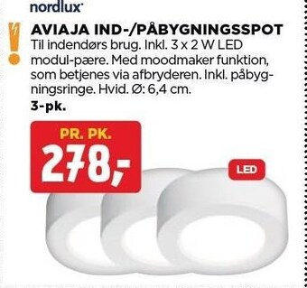 jem & fix Aviaja ind-/påbygningsspot tilbud