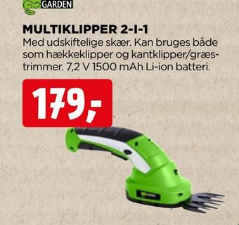 jem & fix Multiklipper 2-i-1 tilbud