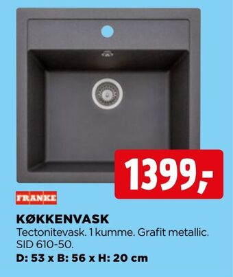 jem & fix Køkkenvask tilbud