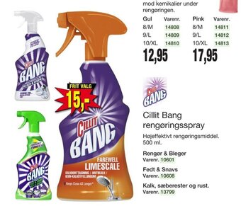 Harald Nyborg CILLIT BANG rengøringsspray tilbud