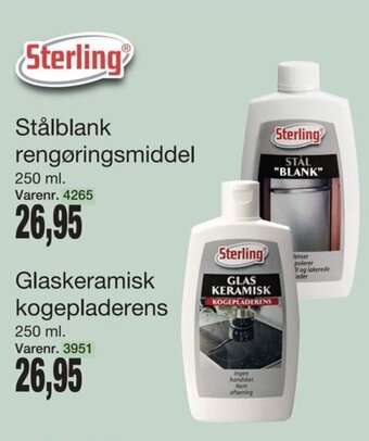 Harald Nyborg STERLING stålblank rengøringsmiddel tilbud