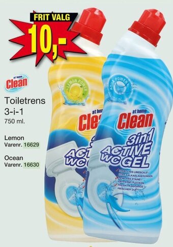 Harald Nyborg CLEAN toiletrens 3-i-1 tilbud