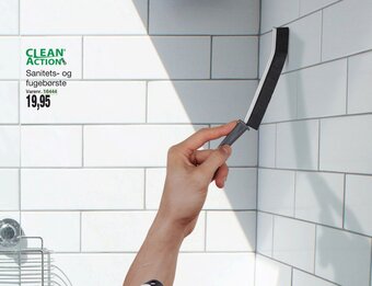 Harald Nyborg CLEAN ACTION sanitets- og fugebørste tilbud