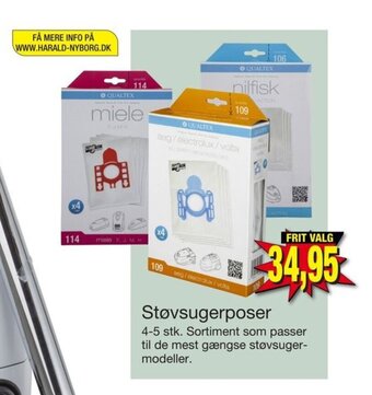 Harald Nyborg Støvsugerposer tilbud