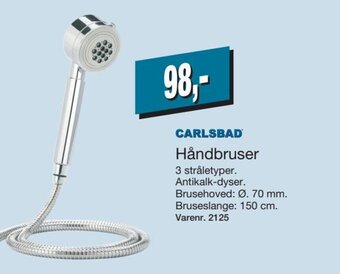 Harald Nyborg CARLSBAD håndbruser tilbud