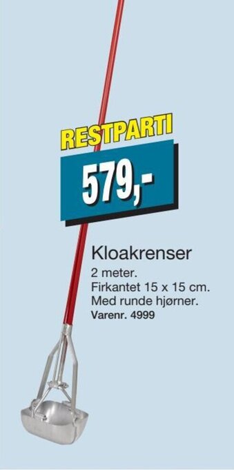 Harald Nyborg Kloakrenser tilbud