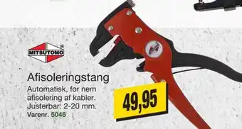 Mitsutomo Afisoleringstang