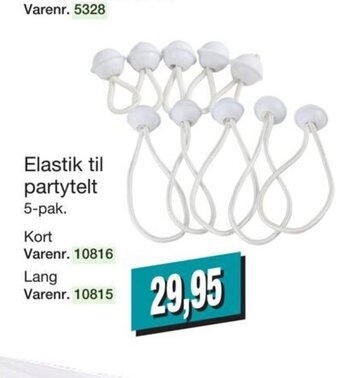Harald Nyborg Elastik til partytelt tilbud