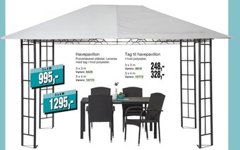 Harald Nyborg Havepavillon tilbud