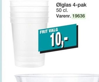 Harald Nyborg Ølglas 4-pak tilbud